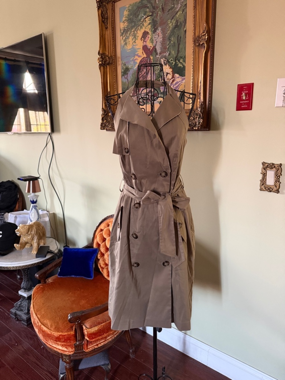 Ann Taylor Beige Lined Skirt